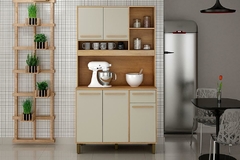 Armário de Cozinha 5 Portas 1 Gaveta Ametista