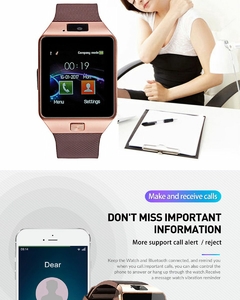 DZ09 reloj inteligente profesional 2G SIM, Cámara,impermeable - Geracia