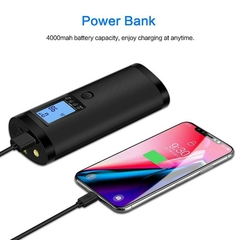 Inflador de aire eléctrico portátil y power bank - comprar en línea