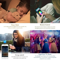 Tira de luces LED de 1-5M, cinta Flexible con USB, 5050 Bluetooth, RGB, SMD, DC5