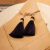 Navy and Fendi Tassel Napkin Holder - buy online