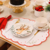 Embroidered Christmas Polka Dot Placemat