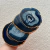 Kit 4 Posavasos Ágata Azul con hilo dorado - comprar online