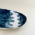 Image of Blue and White Centerpiece with Gold Finish