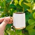 Taza Doble Blanca y Dorada con Platillo - comprar online