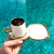 Taza Doble Blanca y Dorada con Platillo en internet