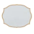 White Embroidered Placemat with Gold - Christmas and New Year - buy online