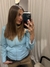 Campera de cuero celeste - meir(e)les