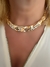 Chocker martelado banhado ouro 18 k - comprar online