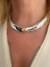 Chocker banhado a rodio branco cravejado com zircônias - comprar online