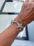 bracelete prata 925 pingentes estrela do mar - comprar online