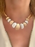 Colar due banhado ouro 18 k e rodio branco - comprar online