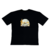 Camiseta Oversized Car Oeste Preta/Preta Costas - BLACKTIGER