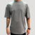Camiseta Oversized Cinza Classica - BLACKTIGER