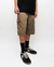 Bermuda Cargo Masculina Streetwear Cor Caki Marrom