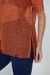 BLUSA TELA FENDA LATERAL TERRACOTA - comprar online