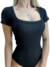 Body Feminino em Ribana Decote Quadrado Lais