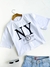 Imagem do T-shirt Cropped Feminina Estampado Ismênia