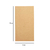 Kit com 12 Placas mdf lisa 3mm Tamanho 30X60CM