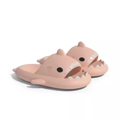 Chinelos tubarão, macios em EVA, para homens e mulheres (Produto importado)