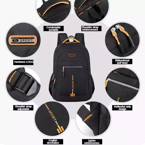 Mochilas Oxford impermeáveis masculinas (Produto importado)