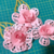 Imagem do Kit 5 Rosas Artesanais Papel Para Bolos Topper de Bolo Decoração Aniversário