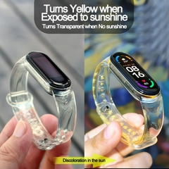 Pulseira de silicone para Xiaomi mi banda 3 ao 7 - KMarket
