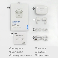Imagem do Lenovo-XT90 fone de ouvido Bluetooth 5.0