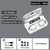 Fones de ouvido Bluetooth TWS com microfone, fone de ouvido sem fio - loja online