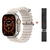 Imagem do Smartwatch Ultra 8 para homens e mulheres, NFC, GPS, Chamada Bluetooth.