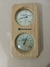 Reloj para interior medicion de temperatura y humedad marca bjerg instruments