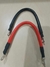 Cables inversores de energia de bateria paralela de calibre 2 awg rojo + negro
