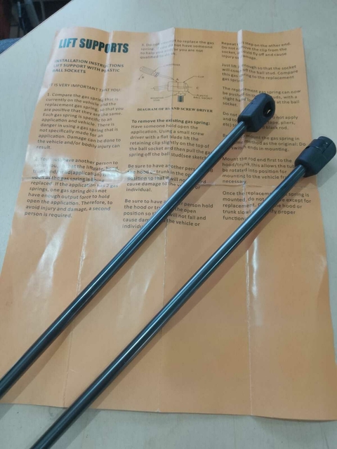Lift Support-Soportes de elevación delantero (MODELO LF-100S080)