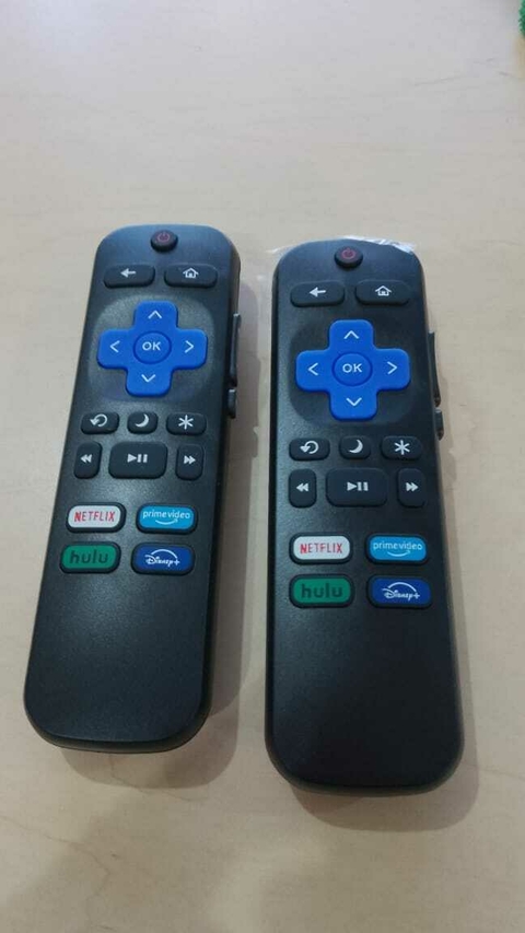 Sed de 2 controles remoto para Roku de tv universal