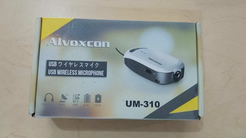 Micrófono inalámbrico de solapa para PC, Alvoxcon USB lavalier mic