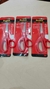 Set de 3 tijeras multiusos de mango de plástico