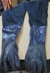 Guantes de nitrilo NSK -24 rugoso uso industrial talla 11 extra largos (35 pulgadas)