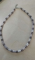 Collar de perlas para dama color lila - Tiraditos
