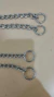 Set de 2 collares de cadena para perro de metal - Tiraditos