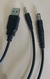 Cable de alimentación USB a CC 2 en 1
