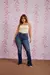 CALÇA JEANS NEW BOOT CUT COM BARRA DESMANCHADA E ABERTTURA LATERAL | DZ20628 - loja online