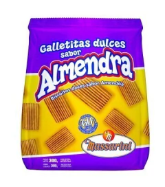 GALLETITAS SABOR ALMENDRA MASSARINI x 300 gramos [#115003]