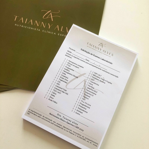 Pedido de Exames | 75g