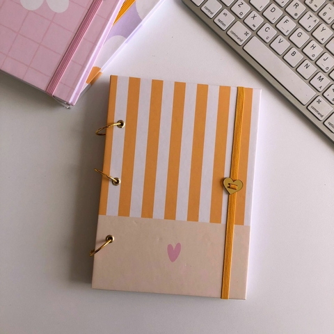 Caderno Argolado | Listras vertical