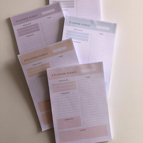 Planner Diário | A5 blocado