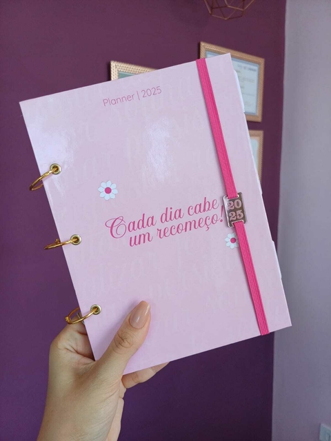 Planner 2025 | Argolado | Cada Dia Cabe um Recomeço!