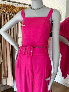 Conjunto Corset e Calça PINK