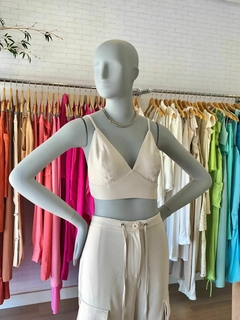 Conjunto Top Calça Parachute Cargo