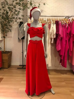 Conjunto Top e Calça Maxi Pantalona - Historietas Boutique
