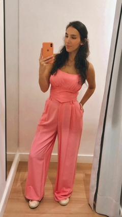 Conjunto Corset Rosa Chiclete